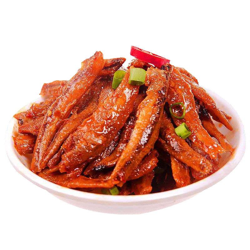银城湘味QQ鱼仔湖南特产香辣小鱼即食毛毛鱼解馋休闲麻辣零食小吃