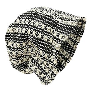 2024缕空钩花辣妹包头帽夏季休闲甜美套头帽子女日系文艺冷帽潮