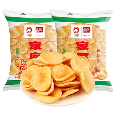 盼盼家庭号薯片小包装网红爆款散装解馋小吃办公室休闲零食大礼包