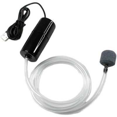 USB车载养鱼氧气泵鱼缸家用小型超静音便携增氧泵充电钓鱼打氧机