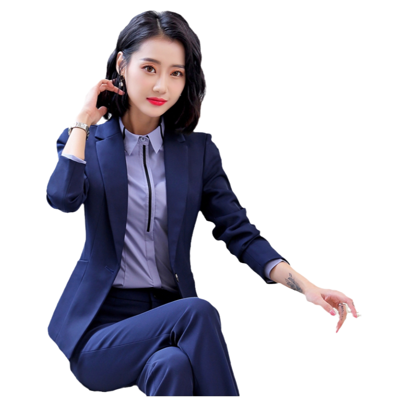 西装套装女春秋气质女神范职业装高端面试正装酒店前台经理工作服