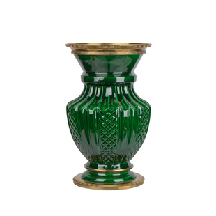 茱莉安法式复古陶瓷镶铜艺术多功能桌面盖盒玄关祖母绿装饰摆件