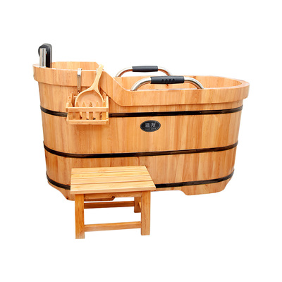 大号香柏木加厚汗蒸洗澡沐浴桶