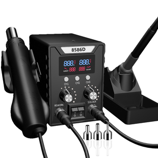 名门热风枪拆焊台二合一8586电焊电烙铁858D手机电脑维修焊接烙铁