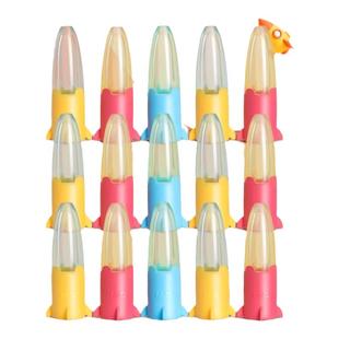 晨光铅笔帽笔套铅笔套保护套小学生延长器幼儿园初学者笔盖笔帽加长器火箭笔帽通用特粗洞洞笔加粗三角铅笔头