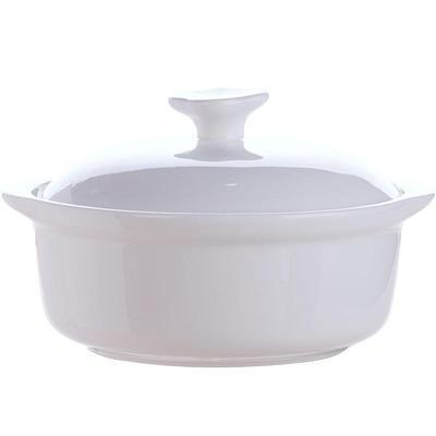 清珂骨瓷简约大众白色炖盅