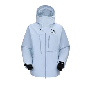 骆驼户外单板滑雪服女2025秋冬新款防水防雪加棉保暖外套男冲锋衣