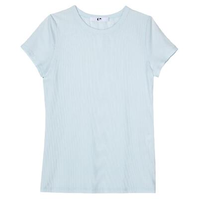 commemoi圆领罗纹T恤