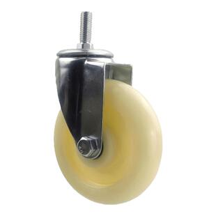 万向轮尼龙1.5寸2寸2.5寸丝杆刹车货架家具转椅轮子3寸4寸5寸脚轮