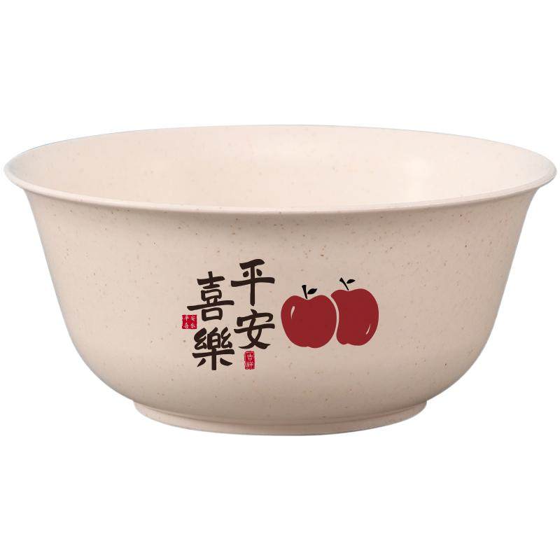 稻壳一次性饭碗家用食品级碗筷餐具套装加厚加硬聚餐野餐户外碗盘