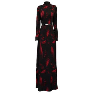 2025新款今年流行女装冬加绒连衣裙奢华高档大方显瘦气质保暖长裙