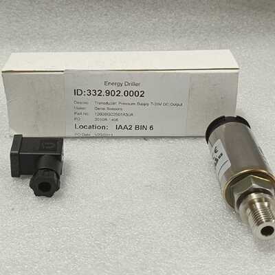 Gems 1200BGC2501A3UA Pressure Transducer 4-20mA 0-250 Bar