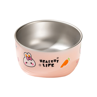 儿童碗316L不锈钢餐具小学生专用汤碗防烫防摔宝宝吃饭专用辅食碗