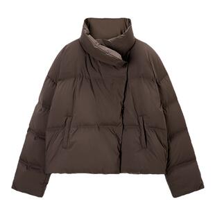 [商场同款]TKY SHOP立领短款羽绒服2024冬新款短外套10H1HA08V049