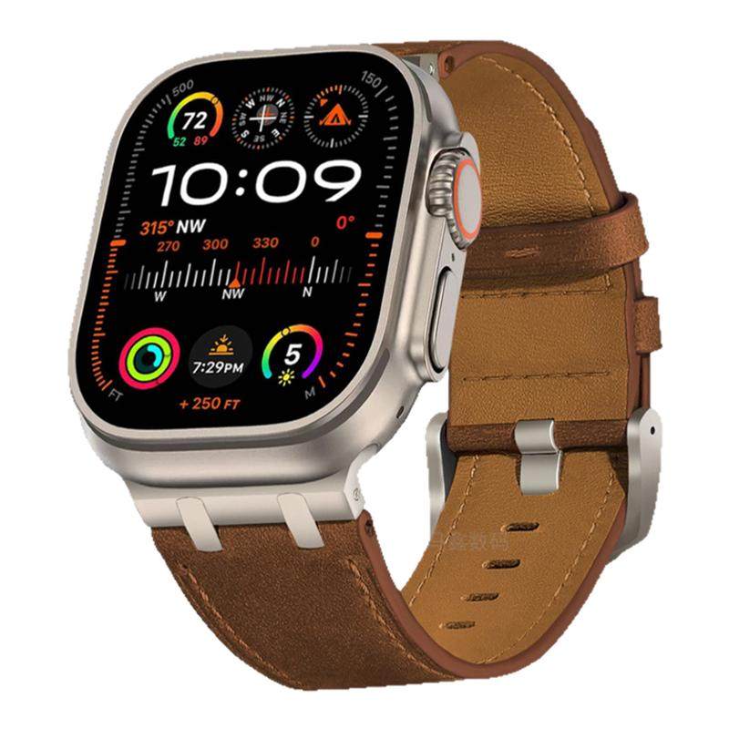 ERFG疯马纹真皮表带iwatch表带