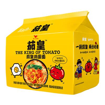 统一茄皇新疆番茄鸡蛋面方便面