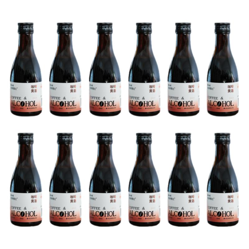 古越龙山状元红绍兴黄酒咖啡黄酒179mlX12瓶整箱微醺低度绍兴酒