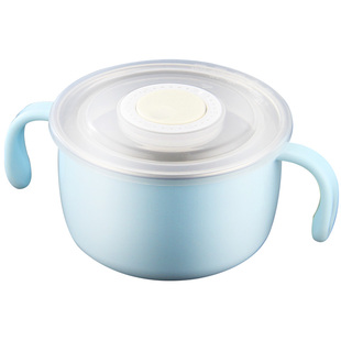 食品级304不锈钢儿童餐碗家用沙拉碗饭碗水果辅食碗小宝宝汤碗1个