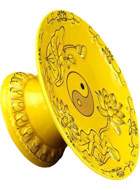 陶瓷供盘莲花高脚果盘道家水果盘