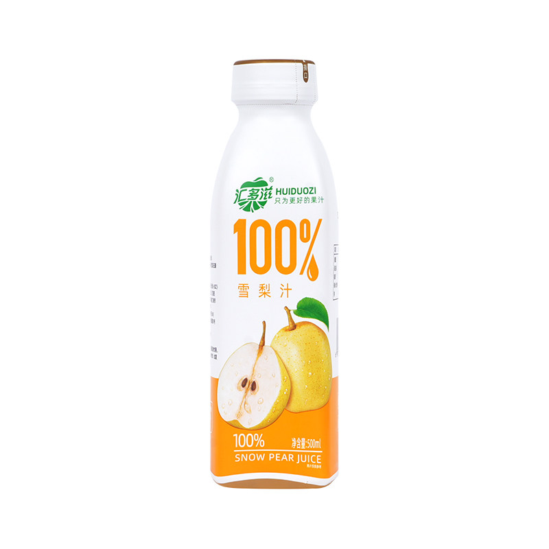 汇多滋100%果汁雪梨汁饮品饮料浓缩还原果汁500ml*15瓶整箱