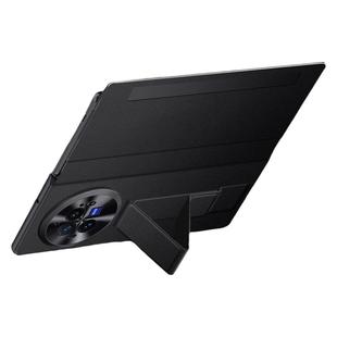 适用于VIVO X Fold3Pro磁吸手机壳全包防摔商务真皮轻奢高端折叠屏xfold3新款智能视窗腕带支架免翻盖保护套