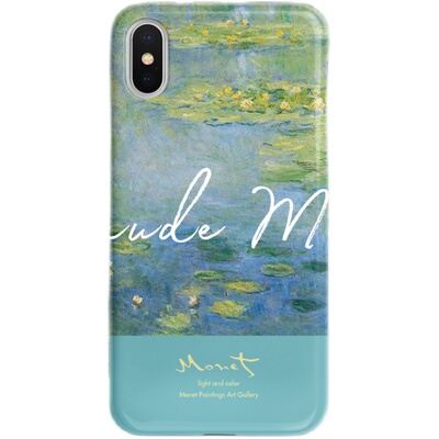 硅胶软壳清新复古油画