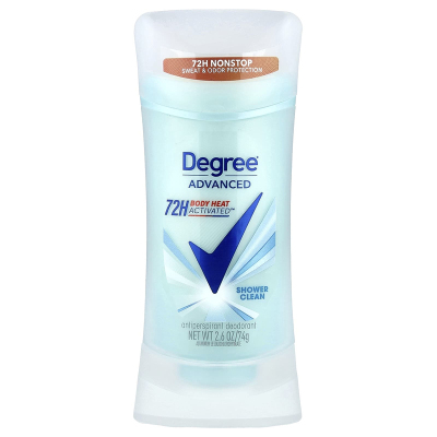 Degree,高级，72 小时体热启动™，止汗净味剂，淋浴清洁，2.6 盎7