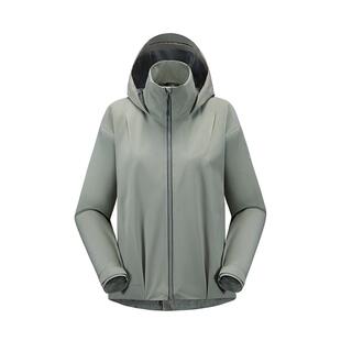 VAUDE巍德防风防水户外女士软壳冲锋衣外套单壳加绒登山外套2L