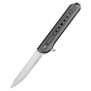 钛合金折叠刀户外野营求生D2钢高硬度折刀随身便携EDC小刀拆快递