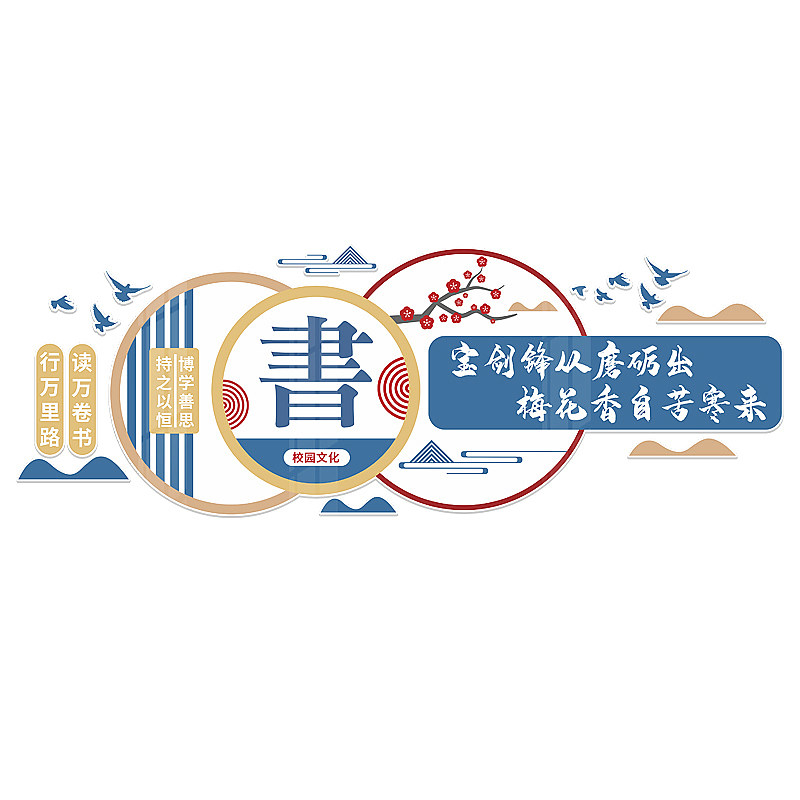 图书馆书香班级文化墙装饰