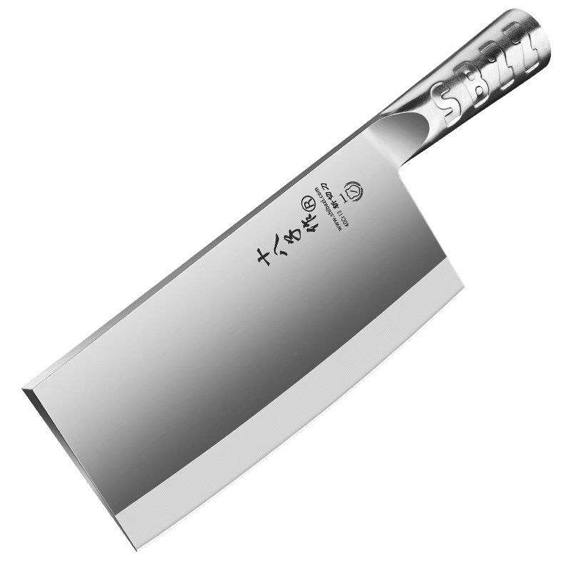 阳江十八子作菜刀官方旗舰店正品家用斩切片刀不锈钢厨师专用刀具