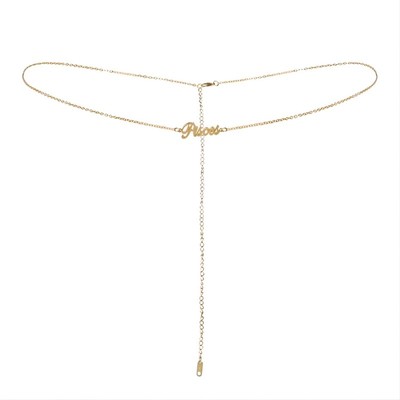 Tencoo辣妹Y2K纯银定制腰链