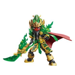 布鲁可积木人英雄无限经典版圣铠关羽布鲁克关公拼装模型男孩玩具