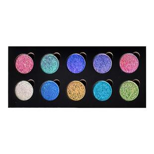 SHIZHUANG莳妆单色眼影变色龙极昼盘十色眼影极夜盘极光高光盘