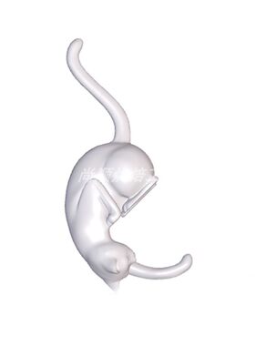 3D创意猫咪造型壁灯挂钩钥匙挂