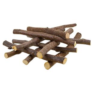 仓鼠磨牙棒神器苹果树枝龙猫豚荷兰猪健齿专用纤维耐咬木解闷玩具