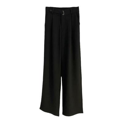 高腰气质长裤窄版西装裤休闲裤