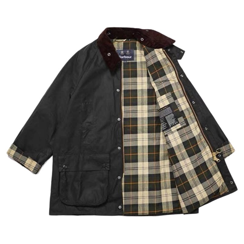 现货 英国Barbour OS Beaufort日版宽松油蜡涂蜡夹克风衣外套女