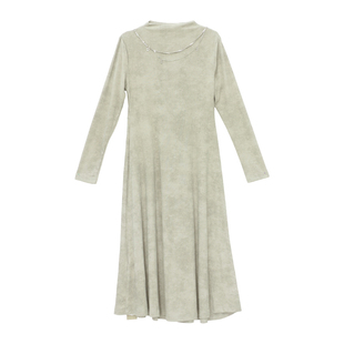 it'real瑞尔25年冬季新款百搭法式垂感气质连衣裙女