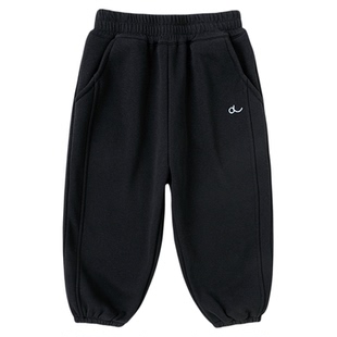 嘟嘟家宝宝裤子秋冬加绒儿童长裤女童童装冬季男童冬装加厚休闲裤