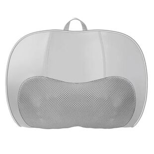 奥克斯颈椎腰部背部按摩器多功能仿真人揉捏靠垫脖子按摩热敷枕头