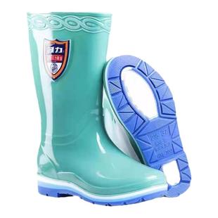 回力雨鞋女防滑加厚橡胶高筒加绒冬时尚保暖胶鞋水鞋防水雨靴套鞋