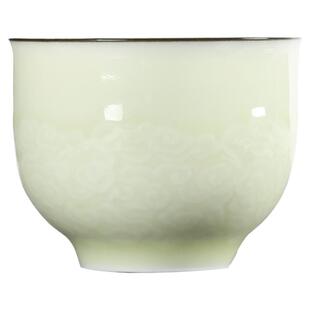 青瓷龙泉手工铁胎哥窑茶杯单杯陶瓷功夫品茗杯冰裂主人杯家用茶盏