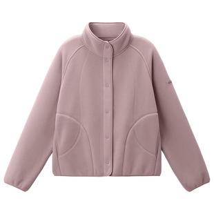 蕉下万粒绒外套女款秋新款摇粒绒休闲抓绒衣内胆户外防风薄款外套