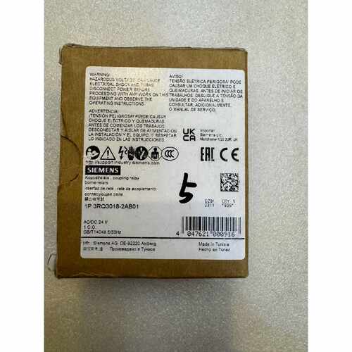 原装西门子耦合继电器3RQ30182AB01工程使