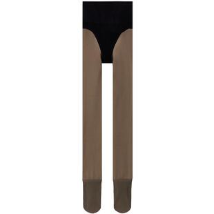 三福女冬季黑透肤单裤 厚绒修身收腹提臀连裤打底裤裤袜846359