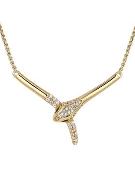 夸张小众设计灵蛇项链女个性时尚