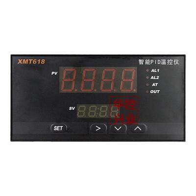 XMT614智能PID温度控制仪接PT100 K型热电偶温度显示