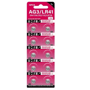 LR44纽扣电池LR1130计算器LR41电子手表电池1.5V碱锰纽扣玩具电池