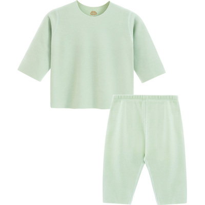 Aengbay婴儿德绒内衣套装家居服